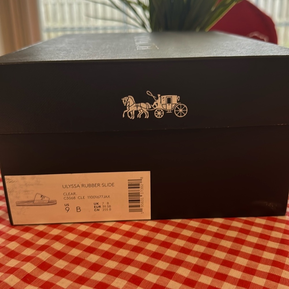 Coach ULYSSA RUBBER SLIDE size US 9B / UK 7 B/ EUR 39.5 B